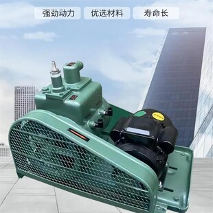 2X双级旋片式真空泵4升8升工业用抽真空机负压高真空泵树脂脱泡机