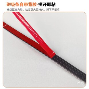 壁龛遮挡帘磁吸隔板卫生间开放格柜子门帘浴室透明防潮防尘帘