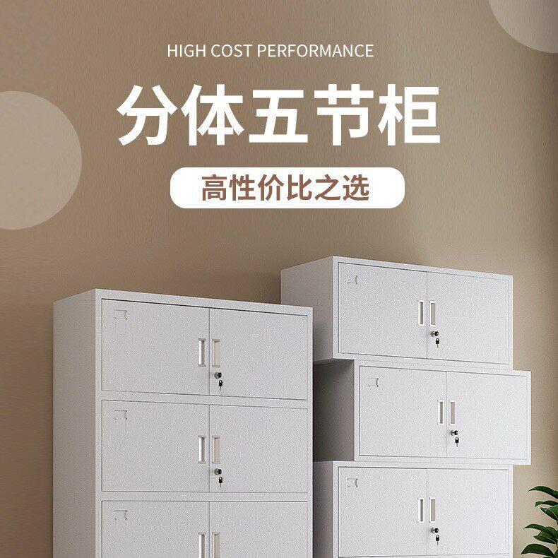 分五节文件柜资料带柜铁皮柜锁05514-02储物柜财务凭证体柜柜档案