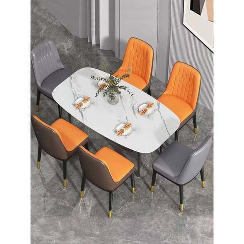 凳子轻奢家餐餐椅餐桌椅子皮用革靠背椅加厚166结实耐用酒店桌椅