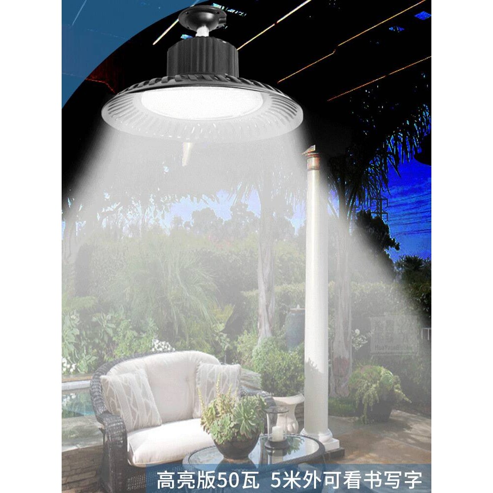 led户外防水照明灯室外露天防雨吊灯屋檐路灯花园庭院超亮雨棚灯