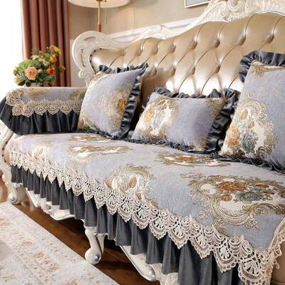 P66D式沙zly20220发垫四欧季用通防滑坐垫高档奢华205新款靠背巾