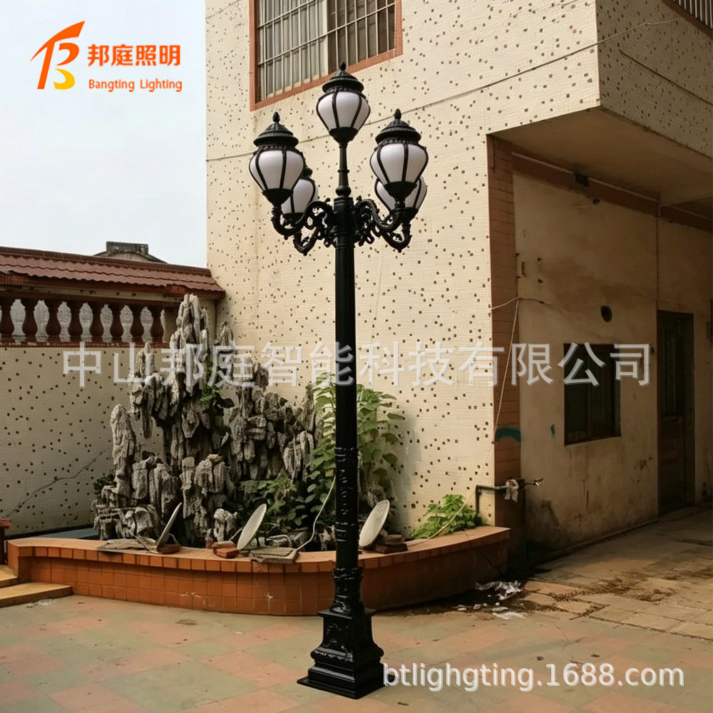 古典铝材欧式户外庭院灯别墅景观路灯花园小区亮化防水庭院灯