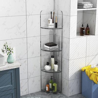 轻奢亚克力室免打30549孔浴落置地物架子所墙角卫生间转角厕收纳