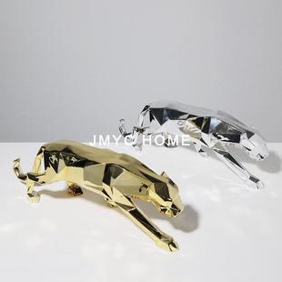 轻奢现代创USI意豹子红酒摆居件家客厅酒柜电视柜吧台玄架饰餐厅