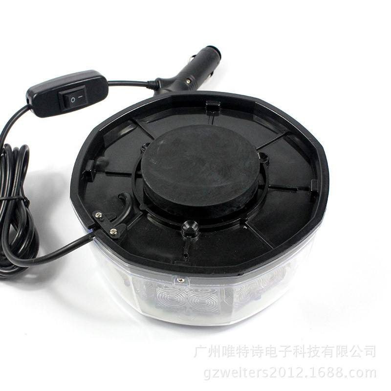 新款热销汽车LED大功率雷电吸顶爆闪灯 高亮开道灯 警示灯 车顶灯
