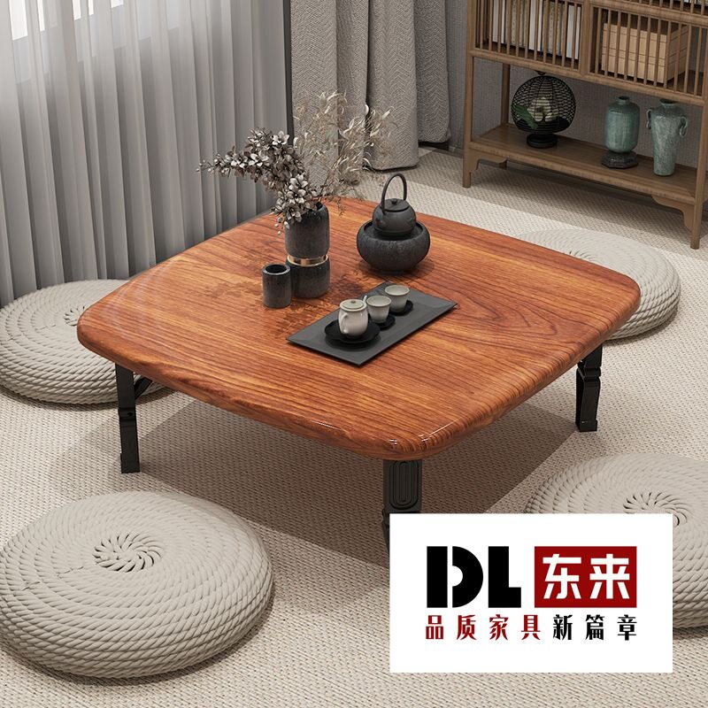 折叠桌小炕桌家用地桌饭桌榻榻米桌床上书桌折叠餐桌宿舍用小矮桌