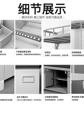 简约钢制上下铺双层XLD-D1床2米低单人楼梯架床店员工宿舍铁酒公