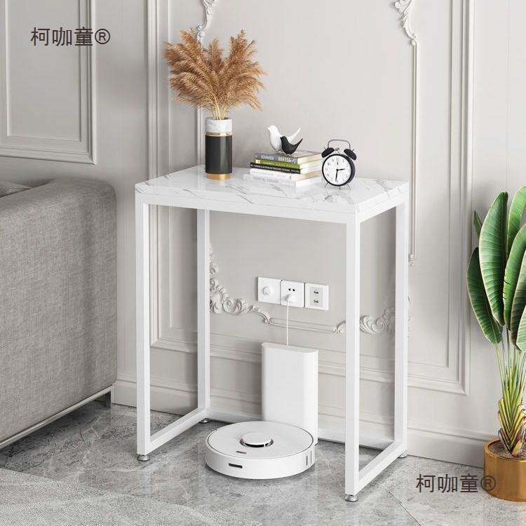 云鲸置物架客厅置物架铁艺鱼缸架扫地机器人收纳柜沙发轻奢麦太保