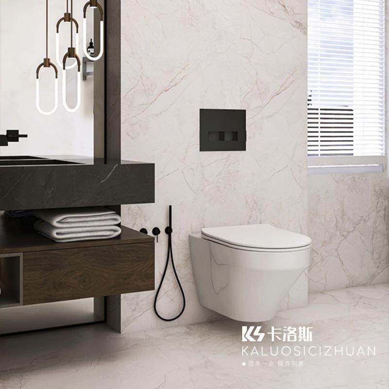 寒江雪柔光大理石瓷砖x卧室客厅地砖厨房浴室壁砖防滑耐磨