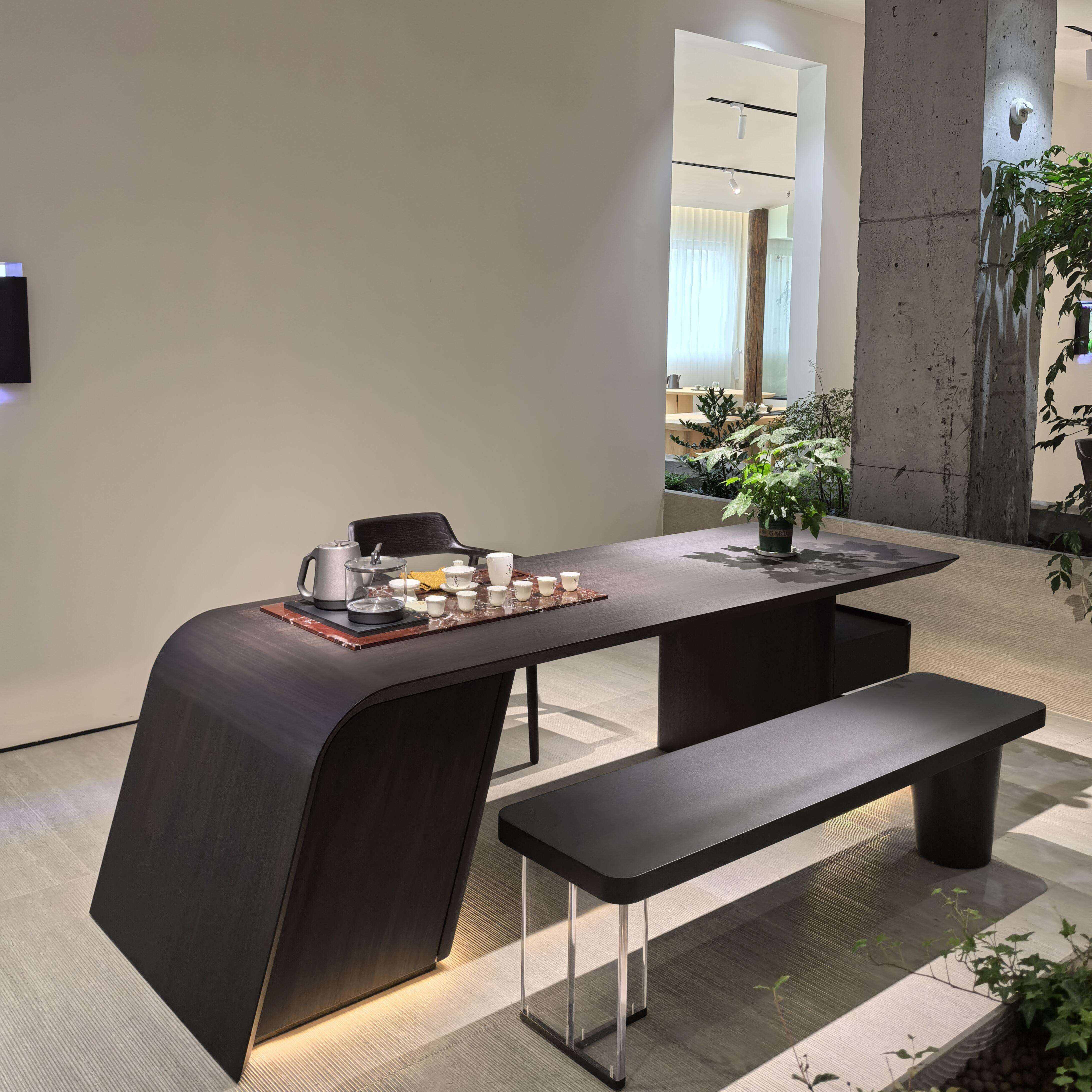 新中式实木茶桌椅组合现代简约茶台禅意家用客厅茶几泡茶桌茶室