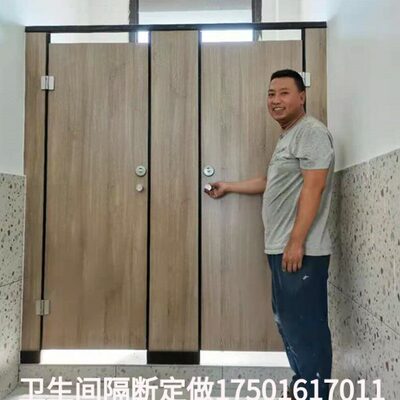 学校厂房公共厕所隔断板活动房工地抗倍特蹲坑办公室卫生间隔断门