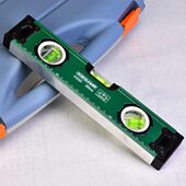 美耐特小水平尺家用高精度磁性迷你便携式 工业级铝合金平衡尺靠尺