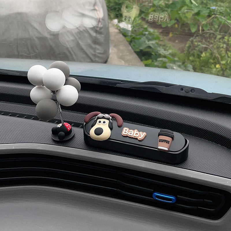 掌门狗车载临时停车汽车挪车电话号码H牌创意移车内停靠摆件用品