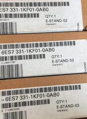 全新6ES7331-1KF01-0AB0 6ES7 331-1KF01-0AB0未开封