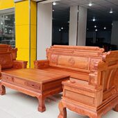 客厅新古典花梨沙发免安装 红木沙发菠萝格木全实木汤蜡大款 新中式