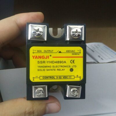 阳继YANGJI 单相交流固态继电器 YHD4890A (90A/480V)