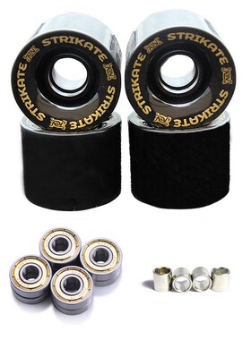 60x45mm双翘滑板轮78A 带轴承套餐