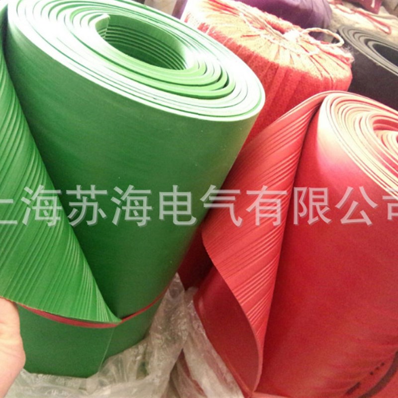 红色防滑绝缘胶垫橡胶胶板10kv电厂配电室5mm厚耐高压绝缘橡胶垫