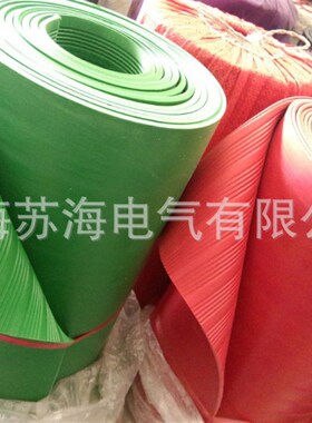 红色防滑绝缘胶垫橡胶胶板10kv电厂配电室5mm厚耐高压绝缘橡胶垫