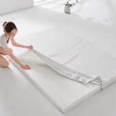 针织棉高密度海绵记忆床垫不塌陷可拆洗慢回弹宿舍出租屋家用软垫