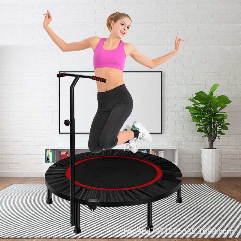 蹦蹦床室内儿童跳跳床家用成人健身美体可拆装运动圆形健身可拆装