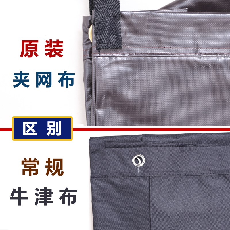 酒店客房清洁工作车布草袋双边服务车垃圾袋帆布房口车布草车袋子
