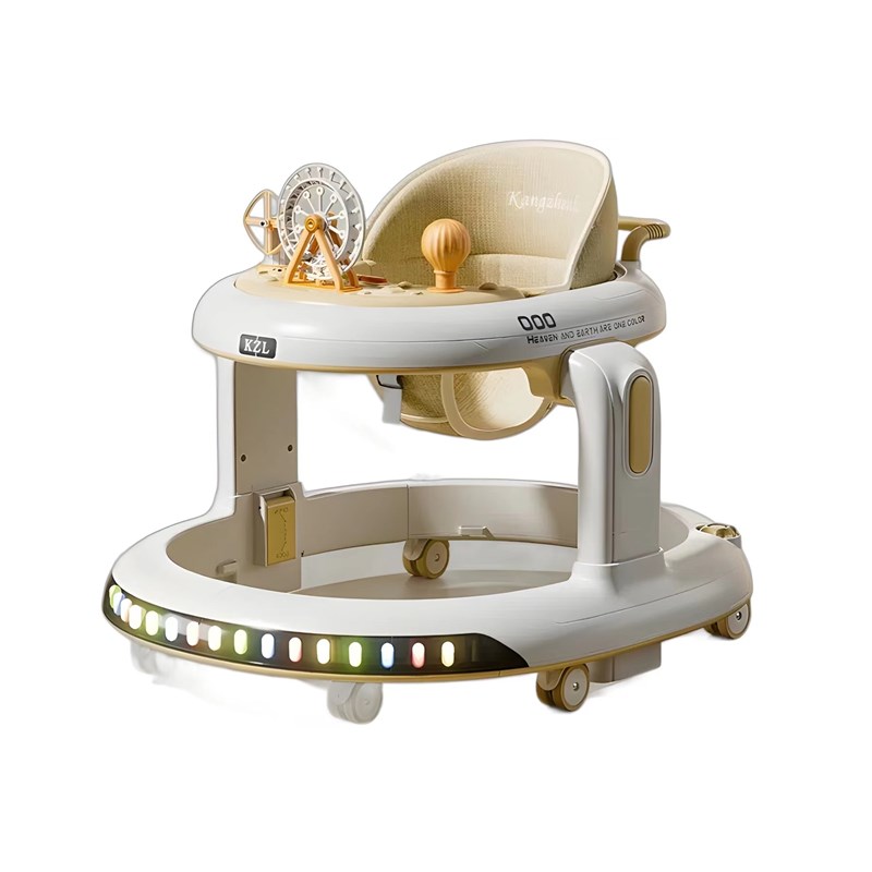 宝宝学步车防O型腿多功能婴儿手推车2024款走路6到18 个月助步车