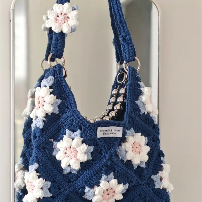 夏日钩针包包手工钩织毛线编织可爱实用送朋友礼物DIY材料包