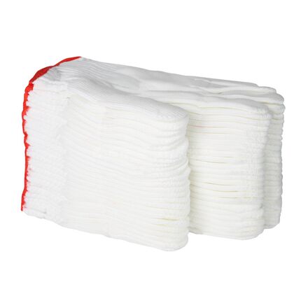 手套劳保耐磨工作加厚薄款白棉纱棉线尼龙劳工男工人干活修车