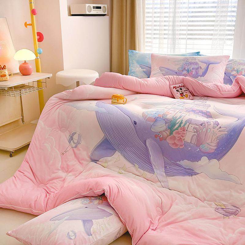 热款芯棉冬有机针织夏被双面大版卡通被子被儿童单双人春2025211J,床上用品,化纤被,淘宝优惠券,粉丝福利购,淘宝优惠卷