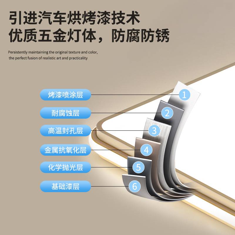 现代简约家用大气客厅大厅主灯中山家装灯饰奶油风民宿卧室吸顶灯