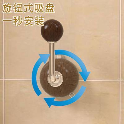 门后体重计收纳层架置物架免打孔壁挂式电子秤上墙神器支架吸盘挂