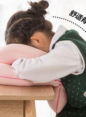 睡枕小桌学17543生睡枕儿童趴午休枕头教午室上睡觉幼儿园神器护