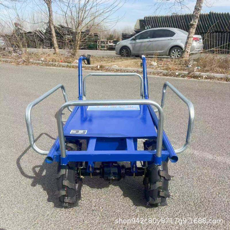 电动4工地运输车装修板砖运板车8-6地0V果园大棚养全殖地形手推车