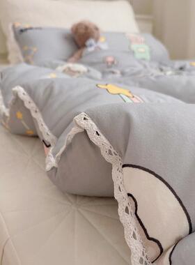 P66A类儿童被子春D秋冬季夏凉午被宝宝儿幼园睡针织棉JVY纯棉被学