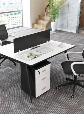 职员办公椅桌座组合员工办工电脑桌屏风卡4/BK203/8人位6办公家具