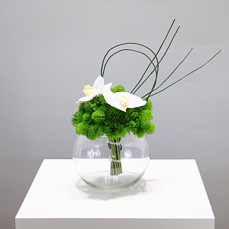 现代简约酒店样板房花卉绿植桌面摆件室内客厅餐桌软装仿真花摆设