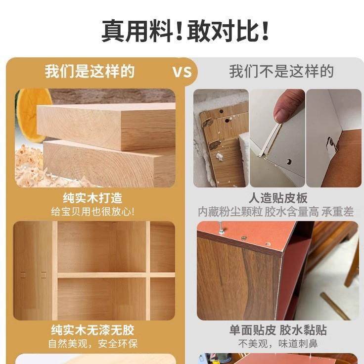 全落实木架地置物架一体书靠墙用柜子储物CA02单-2柜儿童学生家展示柜书柜,影音电器,DIY配件,淘宝优惠券,粉丝福利购,淘宝优惠卷