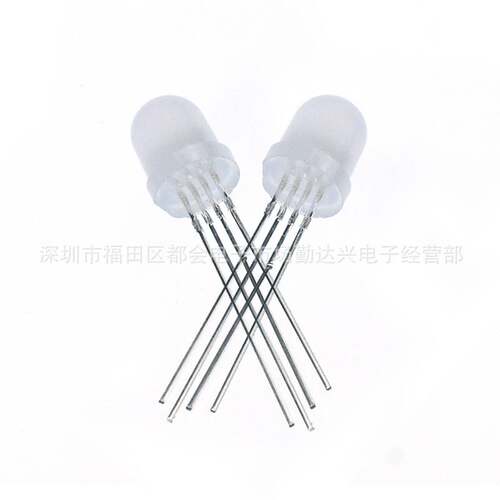 f8雾状8mm红普绿红翠绿红黄双色指示灯发光二极管led灯珠