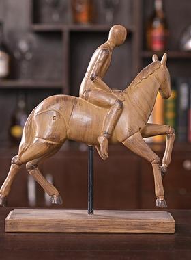式美乡骑士创马树脂摆件意家居饰品软装树脂工艺w8000-22村品橱窗