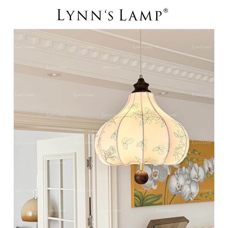 台Ln955花n's复古风法式卧室布艺吊灯纹中古餐厅吧实y木衣帽间,家装灯饰光源,智能吊灯,淘宝优惠券,粉丝福利购,淘宝优惠卷