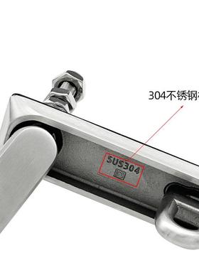 304不锈钢MS86-1S防盗平面锁MS860-1S电0气关门锁可调节开柜旋转