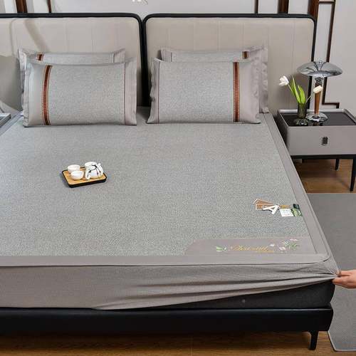 加厚夏加床密笠草XNXY2505本清凉藤席冰丝席三款件套季儿童婴儿可