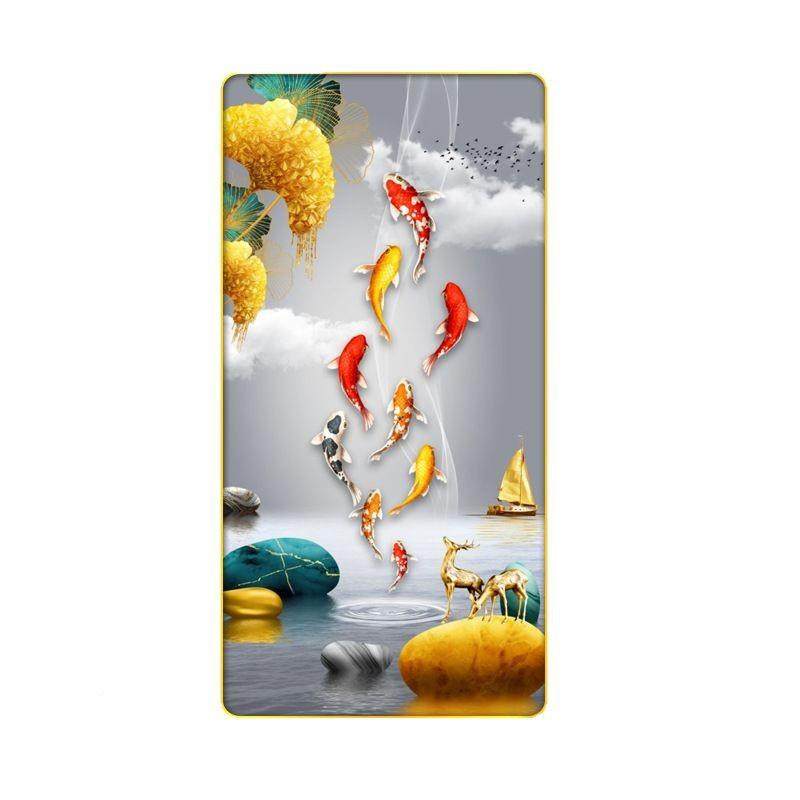 CL01走鱼玄关装饰画廊玄关挂画过道挂-画沙发落地画客厅装饰挂2画,家居饰品,现代装饰画,淘宝优惠券,粉丝福利购,淘宝优惠卷