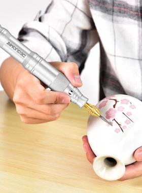 德国®充电电磨机木雕INL刻抛笔手小持型电动光工磨具刻字打机