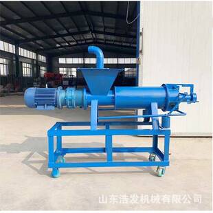 不锈钢牛粪猪粪脱水机螺旋式全自动干湿分离机沼渣沼液过滤挤干机