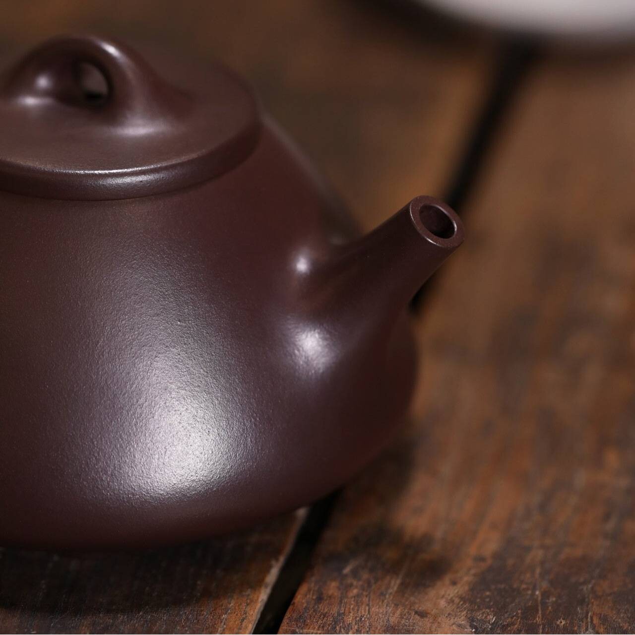 宜兴紫砂壶茶具茶道文玩陶器茶器名家传手工原矿老紫泥子冶石瓢壶