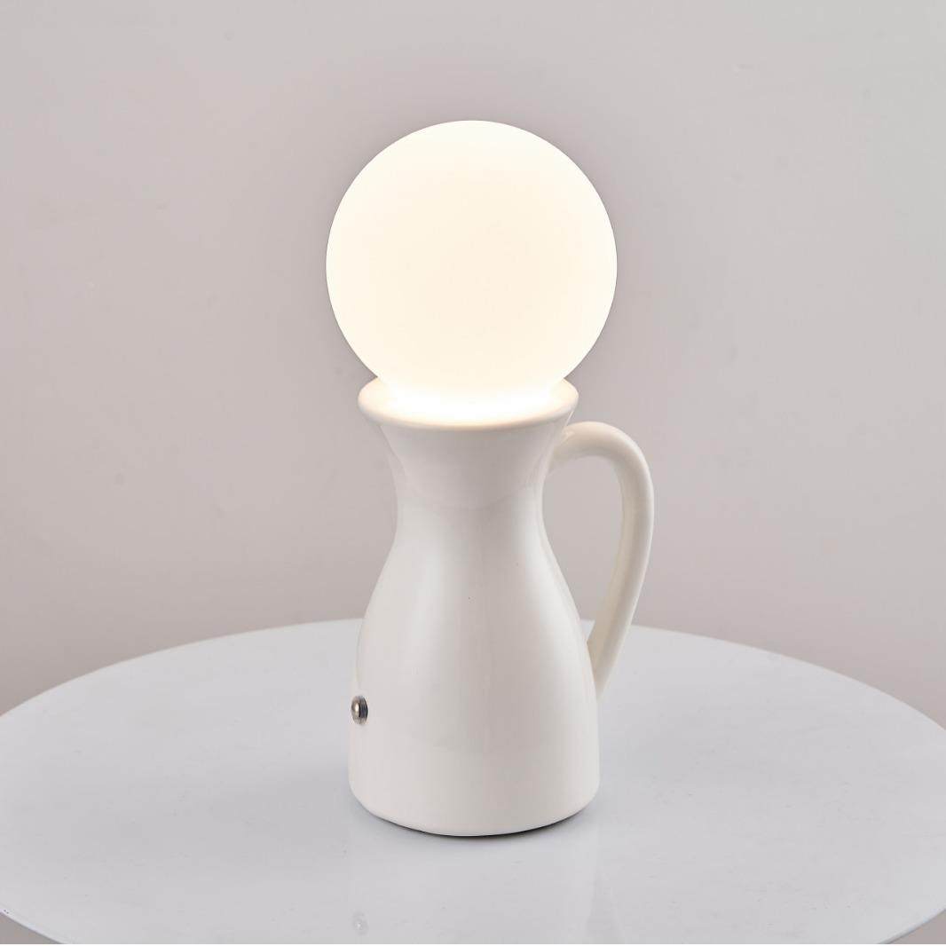 跨境居创意灯泡小夜灯感灯卧室睡眠家床头柜W37台灯装饰氛围照明