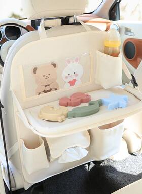 桌板BCU折桌便携式小收纳置物架餐桌子儿童桌汽车用后排收纳叠袋